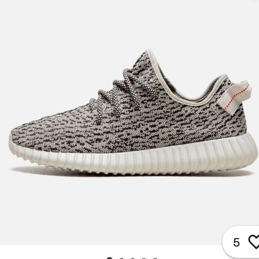2015 Adidas Yeezy Boost 350 V1 Turtle Dove Gray Sneakers 10